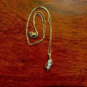 Robbins Brothers- Diamond 

14k gold box chain
1/2 ct diamonds total